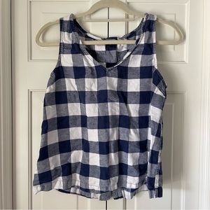 Old Navy plaid tank
